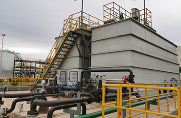 高磨二期項目部凈化廠工程橇裝式水處理系統